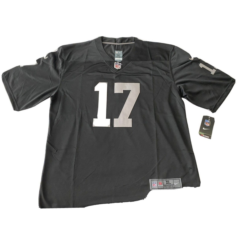 New Nike Davante Adams￼ Embroidered On Field Jersey Black Las Vegas Raiders￼